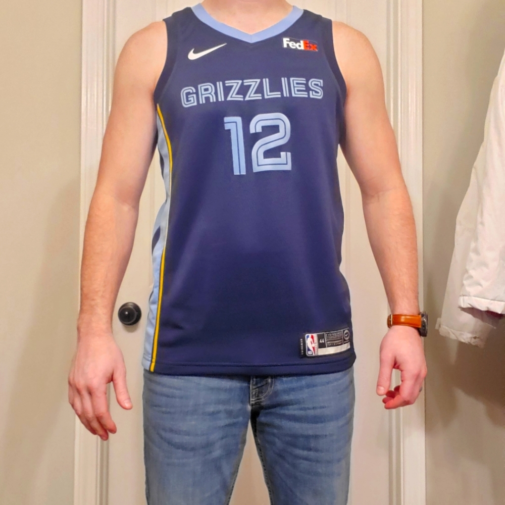 Nike Ja Morant Memphis Grizzlies Authentic Jersey Blue Medium